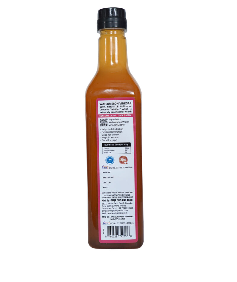 Watermelon 100% Natural Vinegar - Image 2