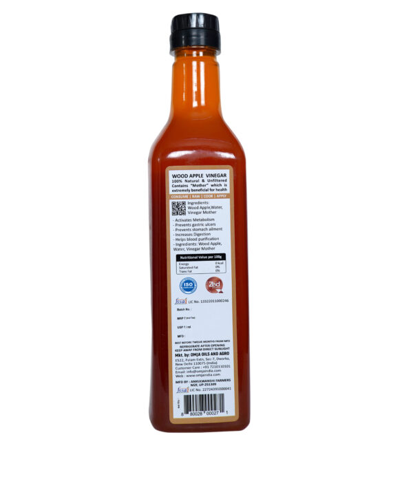 Wood Apple 100% Natural Vinegar