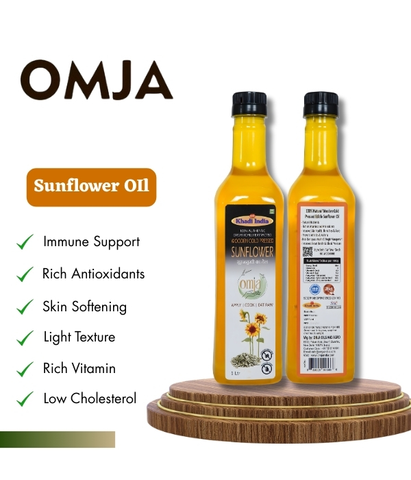 Sunflower Wooden Cold Pressed Oil