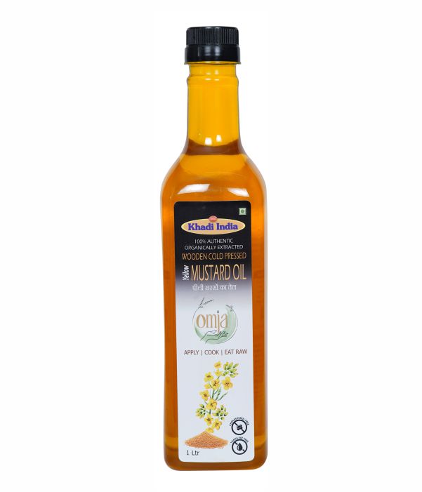 Yellow Mustard Wooden Cold Pressed Oil