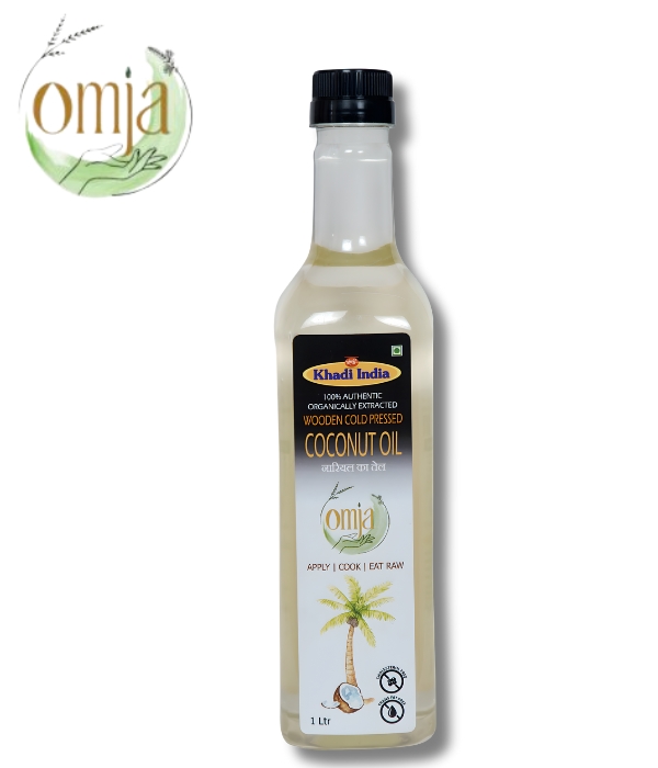 Natural Dried Coconut Wooden Cold Pressed Oil