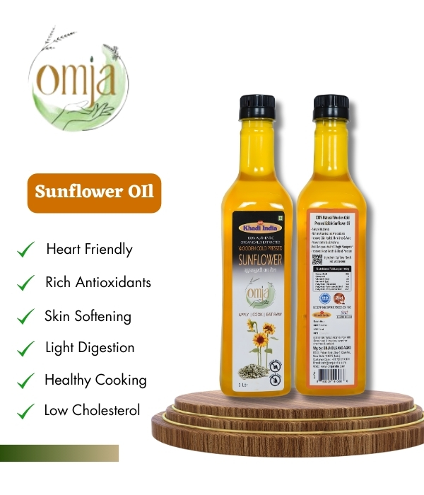 Sunflower Wooden Cold Pressed Oil